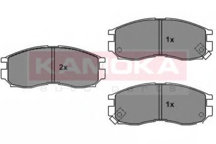 KAMOKA JQ1011528 Тормозные колодки для MITSUBISHI ETERNA IV (Митсубиши/митсубиси Этэрна иv) KAMOKA JQ1011528 Тормозные колодки для MITSUBISHI ETERNA IV (Митсубиши/митсубиси Этэрна иv)