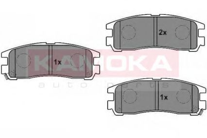 KAMOKA JQ1011606 Тормозные колодки для MITSUBISHI SIGMA (Митсубиши/митсубиси Сигма) KAMOKA JQ1011606 Тормозные колодки для MITSUBISHI SIGMA (Митсубиши/митсубиси Сигма)