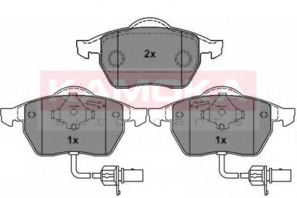 KAMOKA JQ1012646 Тормозные колодки для VOLKSWAGEN (Фольксваген) KAMOKA JQ1012646 Тормозные колодки для VOLKSWAGEN (Фольксваген)