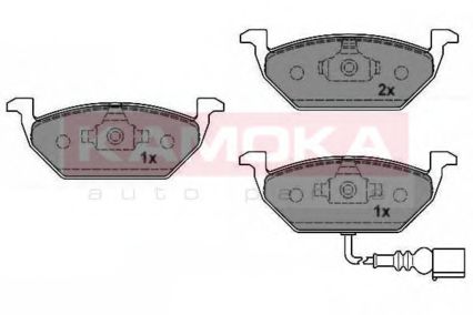 KAMOKA JQ1012796 Тормозные колодки для VOLKSWAGEN BORA / JETTA V (1K5), GOLF V Variant (1K5), JETTA V (1K5), VENTO V (1K5) 1.4 TSI KAMOKA JQ1012796 Тормозные колодки для VOLKSWAGEN BORA / JETTA V (1K5), GOLF V Variant (1K5), JETTA V (1K5), VENTO V (1K5) 1.4 TSI