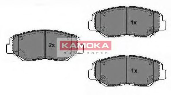 KAMOKA JQ1018296 Комплект тормозных колодок, дисковый тормоз 