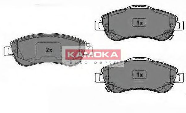 KAMOKA JQ1018396 Комплект тормозных колодок, дисковый тормоз 