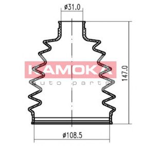 KAMOKA 1146508 Пыльник, приводной вал для FIAT (Фиат) KAMOKA 1146508 Пыльник, приводной вал для FIAT (Фиат)