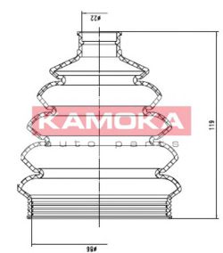 KAMOKA 1146680 Пыльник, приводной вал для AUDI TT (Ауди Тт) KAMOKA 1146680 Пыльник, приводной вал для AUDI TT (Ауди Тт)