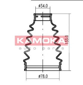 KAMOKA 1146986 Пыльник, приводной вал для RENAULT MEGANE I (Рено Меган 1) KAMOKA 1146986 Пыльник, приводной вал для RENAULT MEGANE I (Рено Меган 1)