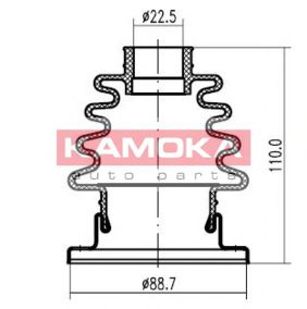 KAMOKA 1148010 Пыльник, приводной вал для VOLKSWAGEN JETTA I (Фольксваген Жэтта и) KAMOKA 1148010 Пыльник, приводной вал для VOLKSWAGEN JETTA I (Фольксваген Жэтта и)