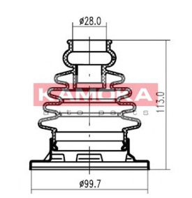 KAMOKA 1148096 Пыльник, приводной вал для VOLKSWAGEN (Фольксваген) KAMOKA 1148096 Пыльник, приводной вал для VOLKSWAGEN (Фольксваген)