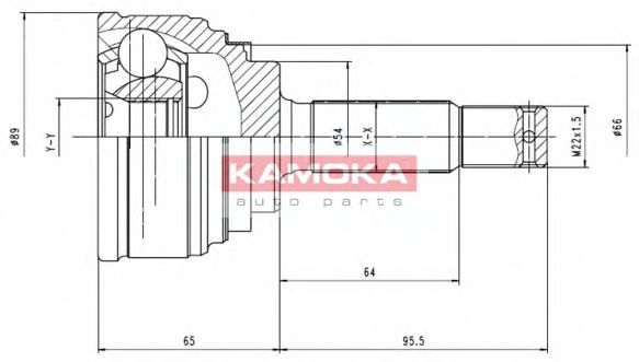 KAMOKA 6618 Шарнирный комплект, приводной вал для MITSUBISHI ETERNA IV (Митсубиши/митсубиси Этэрна иv) KAMOKA 6618 Шарнирный комплект, приводной вал для MITSUBISHI ETERNA IV (Митсубиши/митсубиси Этэрна иv)