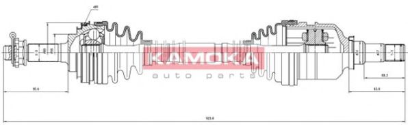 KAMOKA TO1138918A Приводной вал для TOYOTA COROLLA SECCA (Тойота/тоета Королла сесса) KAMOKA TO1138918A Приводной вал для TOYOTA COROLLA SECCA (Тойота/тоета Королла сесса)