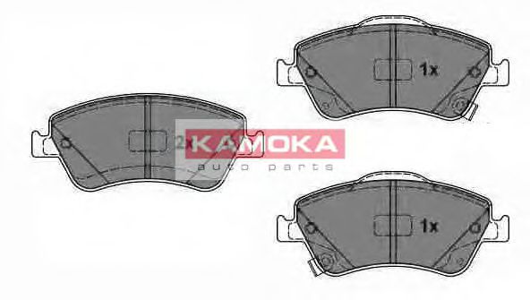 KAMOKA JQ1018092 Комплект тормозных колодок, дисковый тормоз 