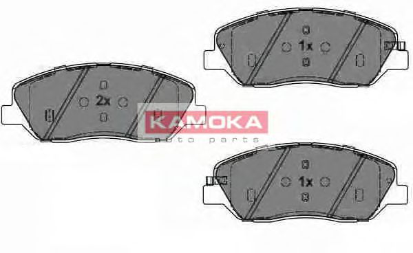 KAMOKA JQ1018222 Комплект тормозных колодок, дисковый тормоз 