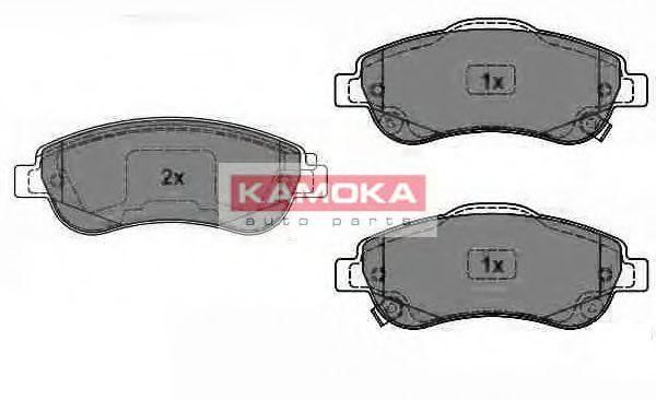 KAMOKA JQ1018456 Комплект тормозных колодок, дисковый тормоз 