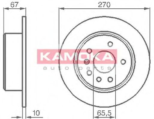 KAMOKA 103478 Тормозной диск для OPEL OMEGA A (Опель Омэга а) KAMOKA 103478 Тормозной диск для OPEL OMEGA A (Опель Омэга а)