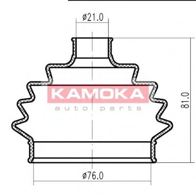 KAMOKA 1146864 Пыльник, приводной вал для VOLKSWAGEN (Фольксваген) KAMOKA 1146864 Пыльник, приводной вал для VOLKSWAGEN (Фольксваген)