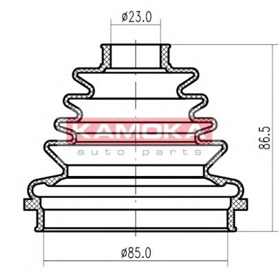 KAMOKA 1147094 Пыльник, приводной вал для AUDI 90 (Ауди 90) KAMOKA 1147094 Пыльник, приводной вал для AUDI 90 (Ауди 90)