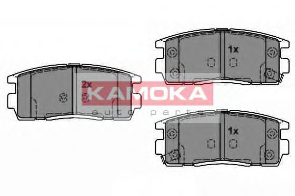 KAMOKA JQ1018370 Комплект тормозных колодок, дисковый тормоз 