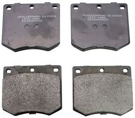 DENCKERMANN B110204 Тормозные колодки для FORD GRANADA (Форд Гранада) DENCKERMANN B110204 Тормозные колодки для FORD GRANADA (Форд Гранада)