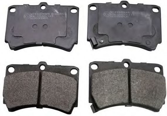 DENCKERMANN B110392 Тормозные колодки для MAZDA FAMILIA V (Мазда Фамилиа v) DENCKERMANN B110392 Тормозные колодки для MAZDA FAMILIA V (Мазда Фамилиа v)