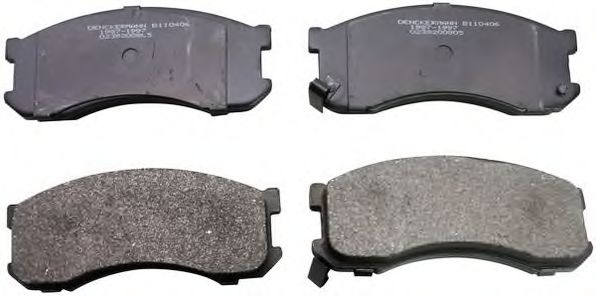 DENCKERMANN B110406 Тормозные колодки для MAZDA 626 III (Мазда 626 3) DENCKERMANN B110406 Тормозные колодки для MAZDA 626 III (Мазда 626 3)