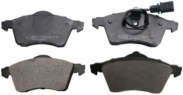 DENCKERMANN B110798 Тормозные колодки для VOLKSWAGEN (Фольксваген) DENCKERMANN B110798 Тормозные колодки для VOLKSWAGEN (Фольксваген)