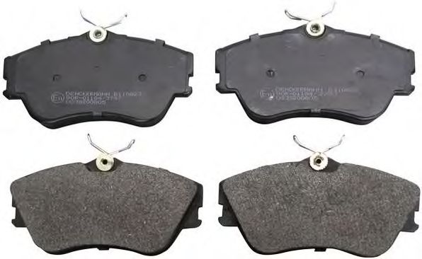 DENCKERMANN B110823 Тормозные колодки для VOLKSWAGEN (Фольксваген) DENCKERMANN B110823 Тормозные колодки для VOLKSWAGEN (Фольксваген)