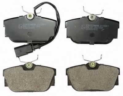 DENCKERMANN B110901 Тормозные колодки для VOLKSWAGEN (Фольксваген) DENCKERMANN B110901 Тормозные колодки для VOLKSWAGEN (Фольксваген)