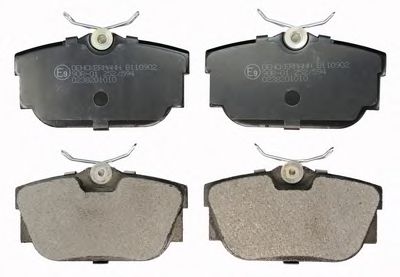 DENCKERMANN B110902 Тормозные колодки для VOLKSWAGEN (Фольксваген) DENCKERMANN B110902 Тормозные колодки для VOLKSWAGEN (Фольксваген)