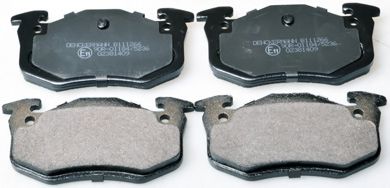 DENCKERMANN B111266 Тормозные колодки для RENAULT CLIO I (Рено Cлио и) DENCKERMANN B111266 Тормозные колодки для RENAULT CLIO I (Рено Cлио и)