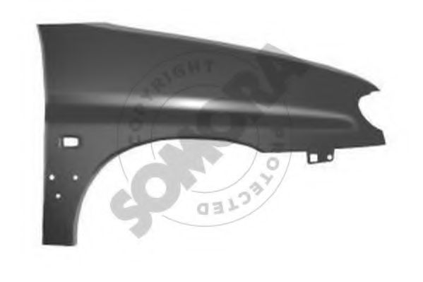 SOMORA 054101 Крыло для CITROËN BERLINGO (CитроËн Берлинго) SOMORA 054101 Крыло для CITROËN BERLINGO (CитроËн Берлинго)