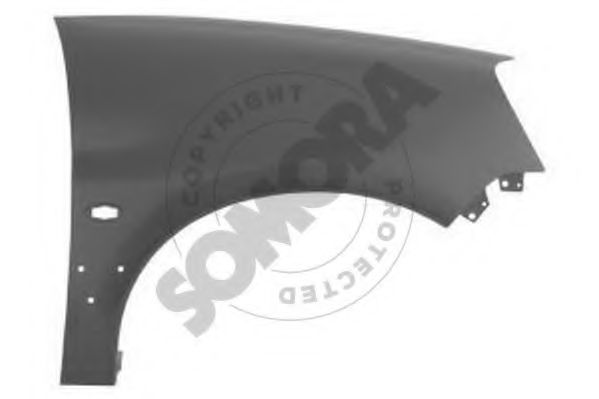 SOMORA 054201 Крыло для CITROËN BERLINGO (CитроËн Берлинго) SOMORA 054201 Крыло для CITROËN BERLINGO (CитроËн Берлинго)