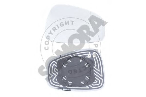 SOMORA 011455G Зеркальное стекло, наружное зеркало 