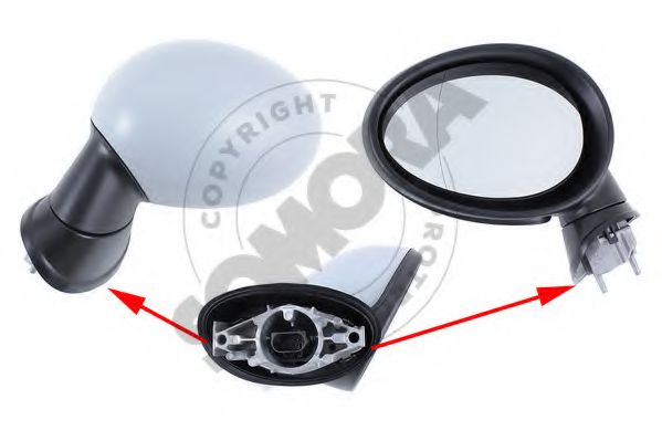 SOMORA 040156 Наружное зеркало для MINI MINI CLUBMAN (Мини Мини клабмэн) SOMORA 040156 Наружное зеркало для MINI MINI CLUBMAN (Мини Мини клабмэн)