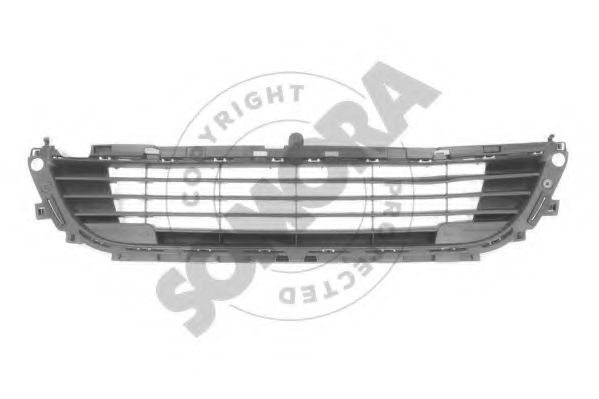 SOMORA 051526 Решетка вентилятора, буфер для CITROËN C4 II (CитроËн С4 2) SOMORA 051526 Решетка вентилятора, буфер для CITROËN C4 II (CитроËн С4 2)