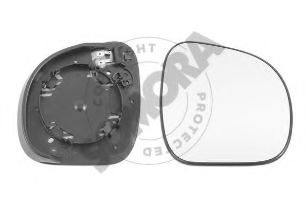 SOMORA 050555G Зеркальное стекло, наружное зеркало для PEUGEOT 508 SW (Пежо 508 св) SOMORA 050555G Зеркальное стекло, наружное зеркало для PEUGEOT 508 SW (Пежо 508 св)