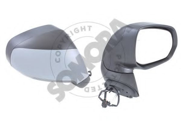 SOMORA 057055 Наружное зеркало для CITROËN C3 PICASSO (CитроËн С3 пикассо) SOMORA 057055 Наружное зеркало для CITROËN C3 PICASSO (CитроËн С3 пикассо)