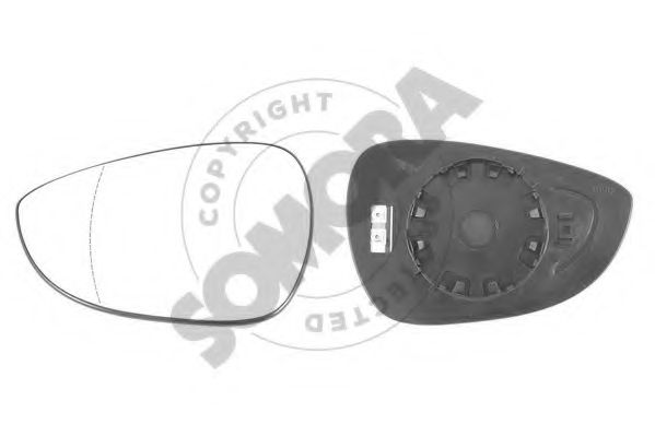 SOMORA 092756G Зеркальное стекло, наружное зеркало для FORD FIESTA VI (Форд Фиеста 6) SOMORA 092756G Зеркальное стекло, наружное зеркало для FORD FIESTA VI (Форд Фиеста 6)