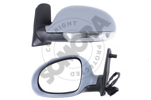 SOMORA 097156B Наружное зеркало для VOLKSWAGEN SHARAN (Фольксваген Шаран)