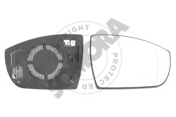 SOMORA 098055G Зеркальное стекло, наружное зеркало для FORD C-MAX II (Форд С макс 2) SOMORA 098055G Зеркальное стекло, наружное зеркало для FORD C-MAX II (Форд С макс 2)
