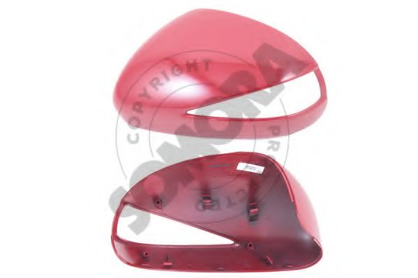 SOMORA 123356CM Покрытие, внешнее зеркало для HONDA CIVIC VIII (Хонда Цивик 8)