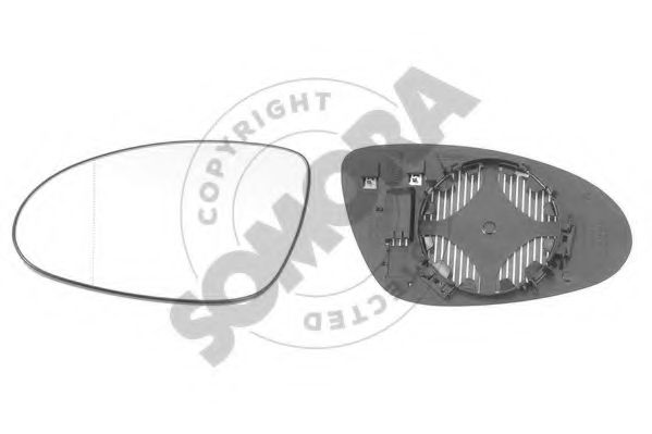 SOMORA 179556GM Зеркальное стекло, наружное зеркало для MERCEDES-BENZ CLS (Мэрcэдэс-бэнз Слс) SOMORA 179556GM Зеркальное стекло, наружное зеркало для MERCEDES-BENZ CLS (Мэрcэдэс-бэнз Слс)