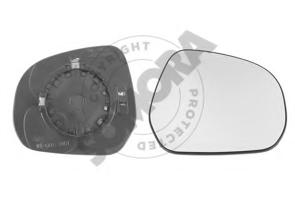 SOMORA 210255G Зеркальное стекло, наружное зеркало для SUZUKI (Сузуки) SOMORA 210255G Зеркальное стекло, наружное зеркало для SUZUKI (Сузуки)