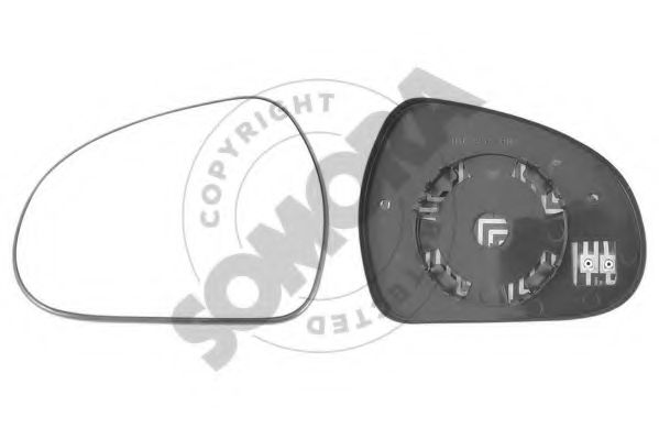 SOMORA 220956G Зеркальное стекло, наружное зеркало для PEUGEOT 308 SW (Пежо 308 св) SOMORA 220956G Зеркальное стекло, наружное зеркало для PEUGEOT 308 SW (Пежо 308 св)