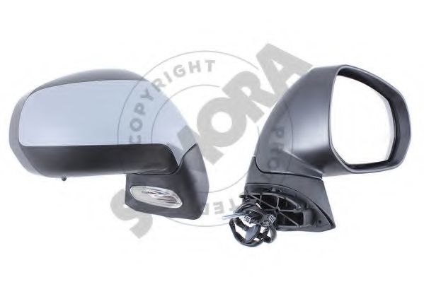 SOMORA 227055 Наружное зеркало для PEUGEOT 5008 (Пежо 5008) SOMORA 227055 Наружное зеркало для PEUGEOT 5008 (Пежо 5008)