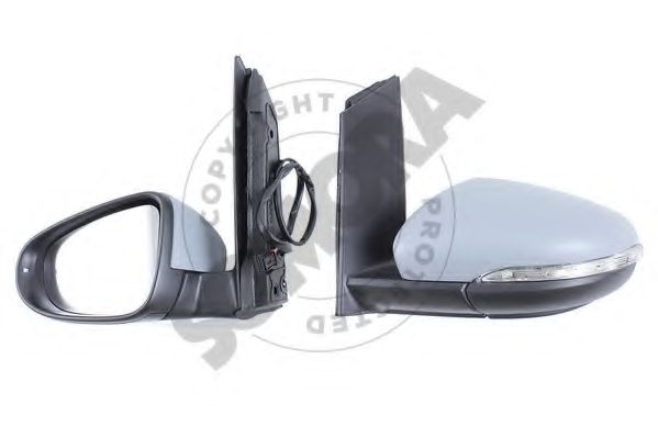 SOMORA 357756 Наружное зеркало для VOLKSWAGEN GOLF AN (Фольксваген Гольф ан) SOMORA 357756 Наружное зеркало для VOLKSWAGEN GOLF AN (Фольксваген Гольф ан)