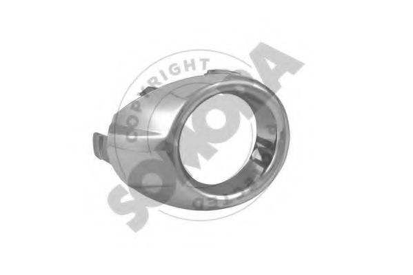 SOMORA 092726LA Рама, противотуманная фара для FORD FIESTA VI (Форд Фиеста 6) SOMORA 092726LA Рама, противотуманная фара для FORD FIESTA VI (Форд Фиеста 6)