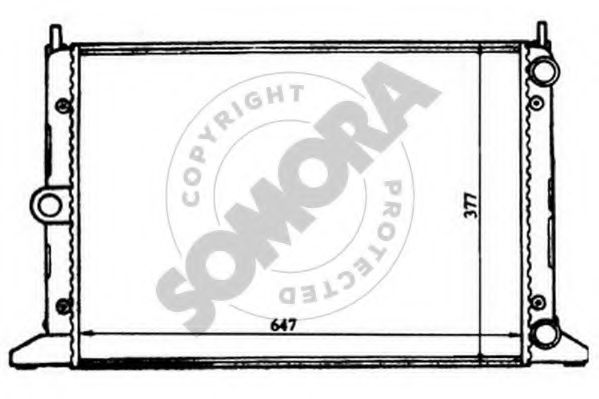 SOMORA 097040 Радиатор, охлаждение двигателя для VOLKSWAGEN SHARAN (Фольксваген Шаран) SOMORA 097040 Радиатор, охлаждение двигателя для VOLKSWAGEN SHARAN (Фольксваген Шаран)
