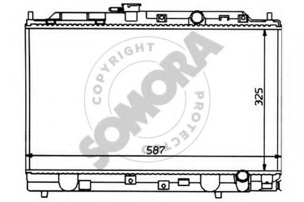 SOMORA 120240 Радиатор, охлаждение двигателя для HONDA CRX II (Хонда Cрх 2) SOMORA 120240 Радиатор, охлаждение двигателя для HONDA CRX II (Хонда Cрх 2)