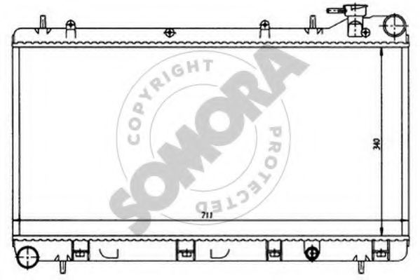 SOMORA 331040 Радиатор, охлаждение двигателя для SUBARU IMPREZA (Субару Импреза) SOMORA 331040 Радиатор, охлаждение двигателя для SUBARU IMPREZA (Субару Импреза)