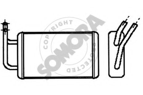 SOMORA 094350 Теплообменник, отопление салона для FORD TRANSIT NEO (Форд Трансит нэо) SOMORA 094350 Теплообменник, отопление салона для FORD TRANSIT NEO (Форд Трансит нэо)