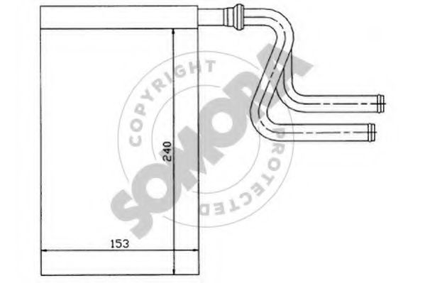 SOMORA 095050 Теплообменник, отопление салона для FORD MONDEO (Форд Мондэо) SOMORA 095050 Теплообменник, отопление салона для FORD MONDEO (Форд Мондэо)